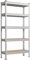 SONGMICS Schnelle Montage, Schwerlastregal, Standregal, Lagerregal, Küchenregal, Regal, 5 Ablagen, 30 x 75 x 150 cm, bis 875 kg belastbar, für Keller, Küche, Arbeitszimmer, silbern GLR300E01