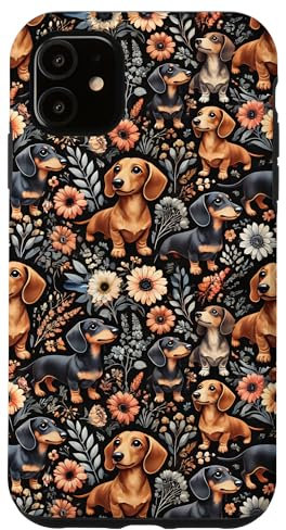 iPhone 11 Cute Dachshund Weiner Dog Lovers Pattern Case