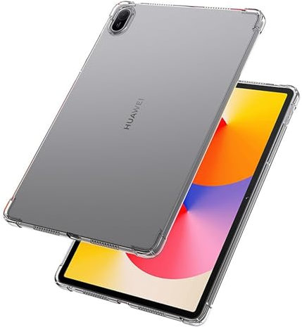 MEMELOKA Coque pour Huawei Matepad SE 11 Pouces 2024, Housse Etui en Transparent Anti-Jaunissement Silicone TPU Souple avec Coins Renforcés, Antichoc Coque pour Huawei Matepad SE 2024