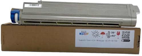 ECOPRO - Wiederaufbereiteter Toner für OKI ES9420WT ES9420 wt 9420 n dn - Weiß - 8.000 Seiten A4 - COD 44036060