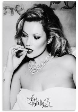 Mianm Kate Poster Moss Vintage Black And White Cover Für Zimmer, Ästhetische Leinwand-Wandkunst, Schlafzimmer-Dekor Poster 12x18inch(30x45cm)