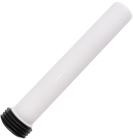 Enwye Toilet Flush Pipe, easy to increase the length of the flush pipe for manual installation Suitable for in-line, wall-draining toilets.