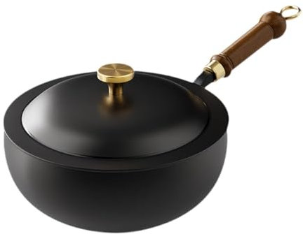 Instant Noodle Pot with Flat Base Ideal for Cooking in Dorms Or Restaurants, Multi, 24cm diameter