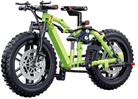 Fahrrad Modell Bausteine Bausatz, 244 Teile Road Bike Klemmbausteine Bauset, Bicycle Konstruktions Set