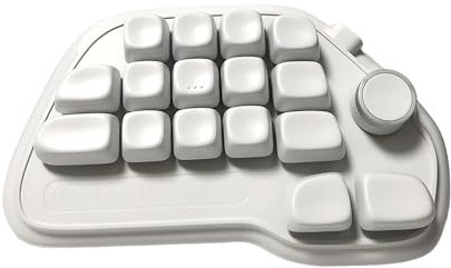 Mocoocouture Wireds USB Mechanical Number Pad 17 Swappable Mit RGBS Hintergrundbeleuchtung Und PBTS Schlüsselkaps Über Programmierbar Für Laptop PC PC Desktop Numeric Tastaturen