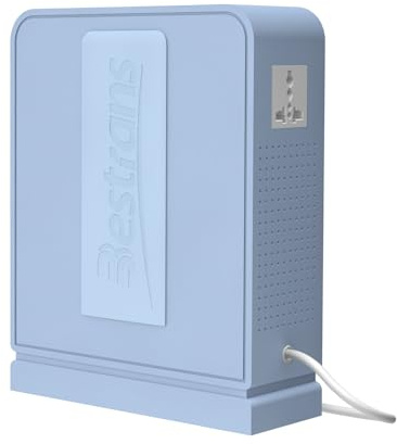 BESTRANS 3000W Step Up Transformer 110v to 220v Converter, Heavy Duty Voltage Converter 110v to 220v with Dual Outlets, Overload Protection & Ultra-Quiet Design for Home Appliances, Light Blue