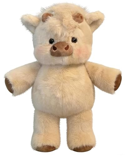 Generisch Wildschwein-Plüsch, weich und anschmiegsam, 45 cm, laufendes Kalb-Stofftier, Stofftier, kann als Heimdekoration dienen, für Männer, Frauen, Kinder, Teenager