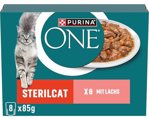 PURINA ONE Adult mit Huhn und grünen Bohnen, 80er Pack (10 x 8 x 85g)