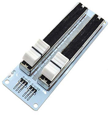 DollaTek Elektronisches doppeltes schiebendes lineares Potentiometer-Modul des Baustein-10K für Arduino-Mischer-linearer gleitender Widerstand