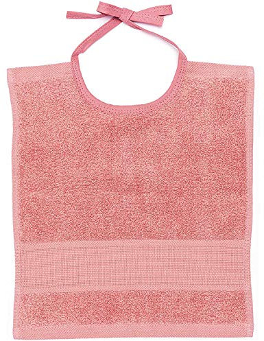 Rico Design GmbH Lätzchen 30x34cm - Farbe: 272 - hellpink - mit Aidafeld zum Besticken