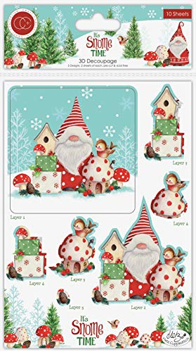 Craft Consortium 3D Decoupage & Topper Set-It's Snome Time