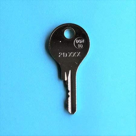 Replacement Key Series 2D001 to 2D222 for Mailboxes, Cabinets, Lockers, Dom Lever Locks Key 2D