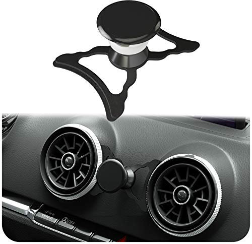 innoGadgets® magnetische Handyhalterung kompatibel mit Audi Q2/SQ2 | Universelle Halterung für Smartphone, GPS & Tablet | 360 verstellbar für optimale Sicht | Schwarz