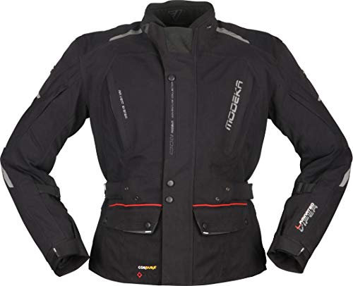 Modeka Viper LT Motorrad Textiljacke (Black,4XL)