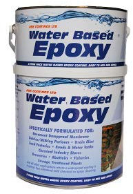 Damp Proof Epoxy Resin Water Based Paint for Garages, Walls, Basements and Tanks - 5L (White)