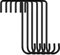 Maridergo 6pcs Heavy Duty Stainless Steel Fence Hooks, Black, 6.06in x 2.05in, Holds Up to 20lbs, Ideal for Indoor/Outdoor Use, Gardening Tools, Plants, Bird Feeders, Wind Chimes