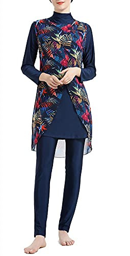 Muslim Swimsuits for Women Swimwear Burkini Beachwear Tankini Swimming Suit(Y2, M)