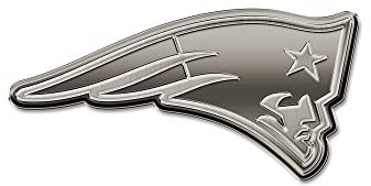 Rico Industries NFL New England Patriots Antik Emblem für Auto, LKW, SUV - Antik Nickel