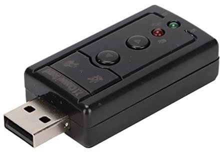 7.1 Channel Sound Card Virtual Sound Card Internal Amplifier and Volume Controls 7.1 Channel Sound Card with 3.5mm and Microphone Ports