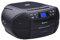Denver TDC-280B Kassettenradio DAB+, UKW AUX, CD, Kassette, USB Weckfunktion Schwarz