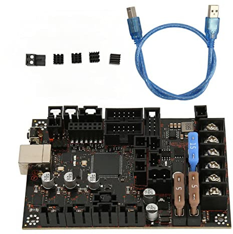 ciciglow 3D-Drucker-Motherboard, Einsy Rambo1.2e TMC2130 SPI-Antriebsmodus 3D-Drucker-Zubehör für Prusa I3 MK3/3S 3D-Drucker
