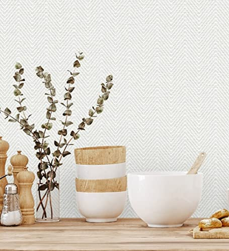 GAULAN 680972 - Papel pintado vinílico lavable de espigas con textura en relieve para pared salón cocina baño dormitorio pasillo - Rollo de 10 m x 1,06 m