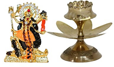 BRACOP Kali-Statue, Auto, Hindu-Göttin, Sammlerfiguren, dekorative Skulptur, Ornamente, religiöse Geschenke
