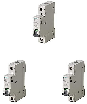 Siemens Ingenuity for life - 5SL6125-7 - Interruptor magnetotérmico 1P 25A (Paquete de 3)