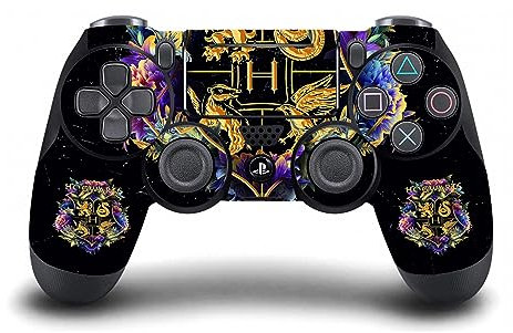 Head Case Designs Offizielle Harry Potter Hogwarts Wappen Grafiken Vinyl Haut Gaming Aufkleber Abziehbild Abdeckung kompatibel mit Sony Playstation 4 PS4 DualShock 4 Controller