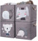 AXHOP Aufbewahrungsbox Kinder 4er Set 33x38x33 cm faltbare Aufbewahrungskorb kinder für Regal. Ideal für Kallax einsatz, Spielzeugkiste, Spielzeug, Bücher, Kinderzimmer. Grauer Elefant