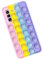 SDTEK Hülle Kompatibel mit Samsung Galaxy A14, Bubble Fidget Pop Weiche Handyhülle Silikon Schutzhülle (Regenbogen)