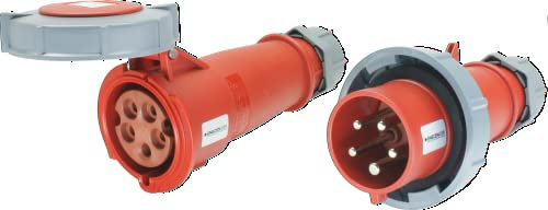CEE Stecker & Kupplung Set 400V/32A 5p IP67 - Mennekes
