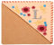 PATIKIL Personalized Gesticktes Lesezeichen Ecke Niedliche Blume Filz Genähtes Dreieck Handgemachtes Buch Seite Mark für Frauen Männer Buchliebhaber Lehrerin Rosa Buchstabe L
