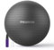 PROIRON Ballon Grossesse 55CM Swiss Ball Ballon Pilates Balles d'exercices Fitness Très épais, Ballon de Gym avec Pompe Rapide avec modèle d’Action, Anti-éclatement et Anti-dérapant Yoga Ball