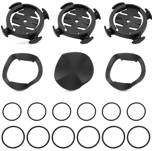 YSDMY 3 Set Bicycle Mount Stem,Out Front Bracket GPS Cycling Bicycle Computer Mount Quarter Turn Mount Compatible with GARMIN Edge 200/500/510/520/800/810/1000,iGPSPORT iGS50 iGS618,ect