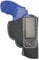IWB 21 Echte Wildleder Leder Revolver Holster für Rahmen J Frame Revolver Smith & Wesson/Taurus/Ruger/S&W Verdeckte TrageweiseVerdeckte Trageweise Gürtel IWB Holsters Schwarz