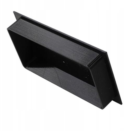 Endungen für TV-Kabelkanäle schwarz Verschluss