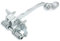 TUCKBOLD Arrêt De Sangle De Vérification De Porte Pour Peugeot 206 Durable No.9181C9 | Support De Vérification De Porte Arrière Gauche Droite
