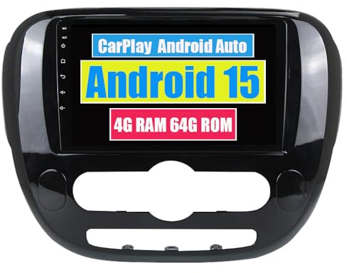 RoverOne Car Stereo CarPlay Head Unit for Kia Soul 2 PS 2013-2019 Android Auto Touch Screen Sat Navi Bluetooth WiFi Radio Player