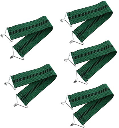 ANDRESLAD 5stücke Verstärkungsgurte Für Liegestühle Elastische Bänder Riss-schutzgurte Für Stühle Gummibänder Für Faltbare Stühle Bruchschutzgurte Für Liegestühle