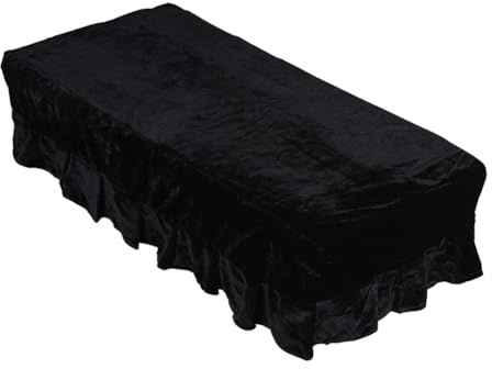 Sefdrert Piano Bench Cover Gold Velvet Piano Double Bench Cover Dust-Proof Thickened Piano Bench Cover Guzheng Piano BenchCover,D