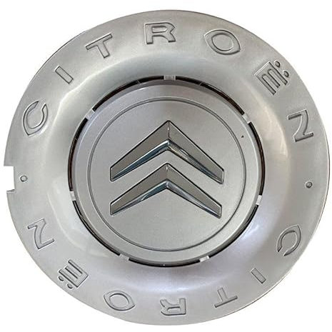 FUWUDI 4 Pièces Cache Moyeux pour Citroen C4 2007-2010 157mm, Centre Hub Caps Badge Logo, Cache Moyeu Centre de Roue, Plastique ABS Cache-Moyeu Accessoires
