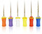 Pro-Taper - Lima manuale, 21 mm, assortimento SX-F3, oro, confezione da 6