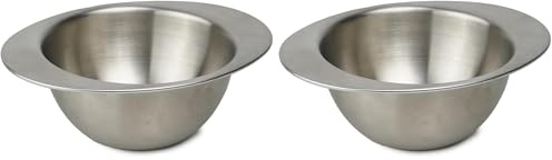 Thermobaby - Bol En Inox Pour Enfant - Léger, Ergonomique - Idéal Pour L’Autonomie - Facile À Nettoyer - Résistant Et Durable - 100% Inox - Pratique Pour Les Repas De Bébé - Compatible Lave-Vaisselle