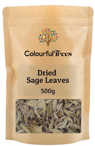 Dried Sage Leaves 500g by Colourful Trees
