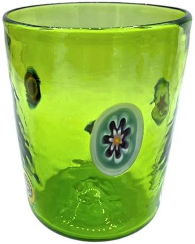 Vinciprova Le Gemme di Venezia Bicchiere Goto Veneziano Murrine Millefiori Murano Glasses Made in Italy