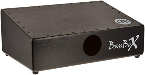 Meinl Percussion Pickup Bassbox Instrument - Fußinstrument mit starkem Bass Sound - Mit Tonabnehmer - Baltische Birke, Schwarz (PBASSBOX)