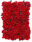 Perfeclan Künstliche Blumenwand Rosenwand, DIY Hochzeit Straße und Dekoration, aus Seiden Rosen - Rot
