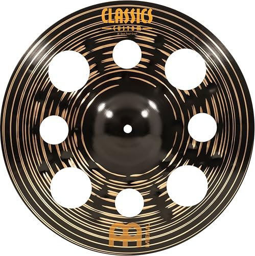 Meinl Cymbals Classics Custom Dark Plato Trash Crash de 16 pulgadas (40,64cm) Platillos de Batería - Bronce B12, Acabado Oscuro (CC16DATRC)