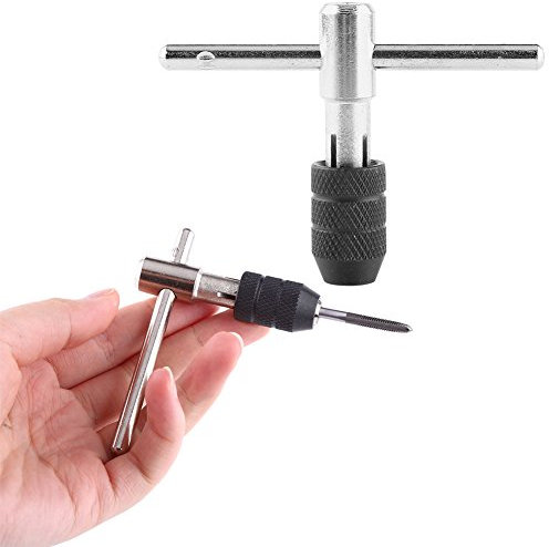 Praktischer, langlebiger M3 / M4 / M5 / M6-Gewindebohrer, Qualitätsstahl-Gewindeschneidwerkzeug, für den Handgewindeschneidvorgang zum Gewindeschneiden verschiedener Gewinde